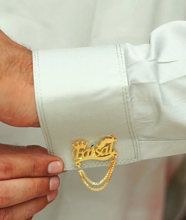 Special Customize Name Cufflinks