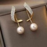 Statement Pearl Dangle Earrings