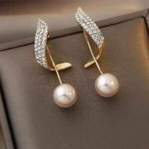 Statement Pearl Dangle Earrings