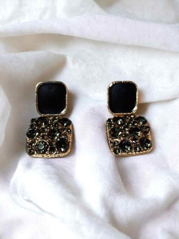 Black drop earrings Ruya Jewels