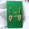 Leaf earring crystal Ruya Jewels