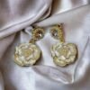 Pearly camellia earrings Ruya Jewels