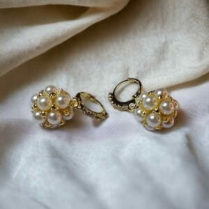 Pearls Studded Earrings Ruya Jewels