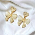 Heart Bow Earrings Ruya Jewels